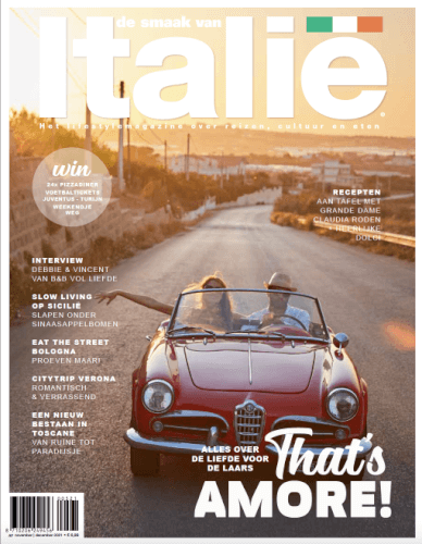 Cover magazine De Smaak. van Italie
